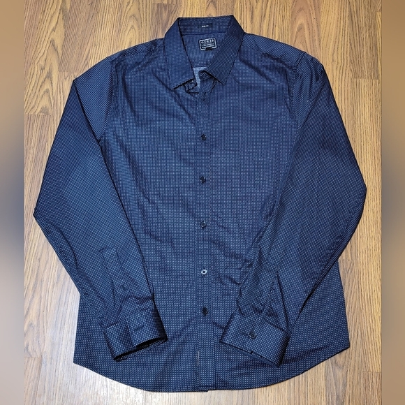 Guess Other - Men’s Large Slim Fit Long Sleeve Button-Down Guess Dress Shirt Casual Wear